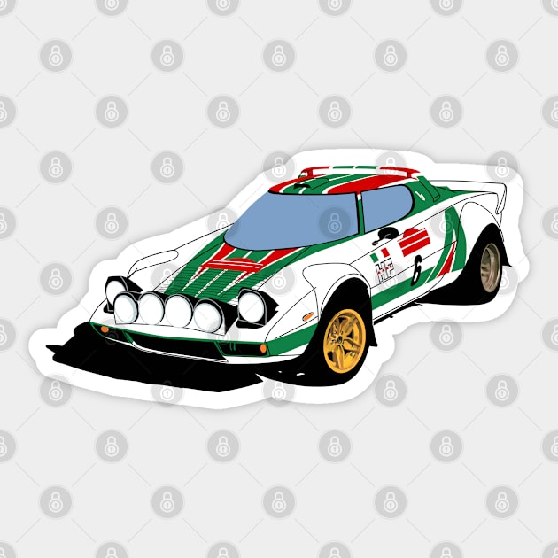 Lancia Stratos Sticker by Maxyenko